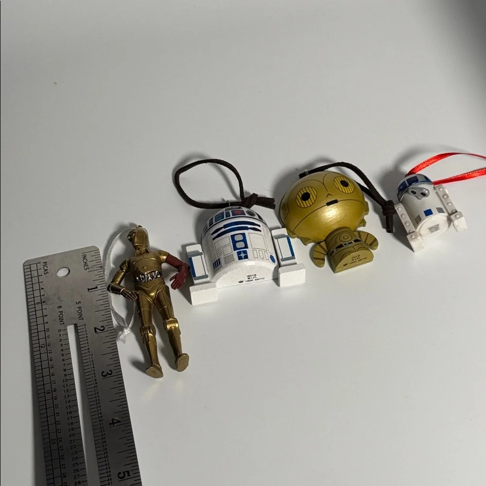 Star‎ Wars Droid Ornament Set - Gold, White, Blue